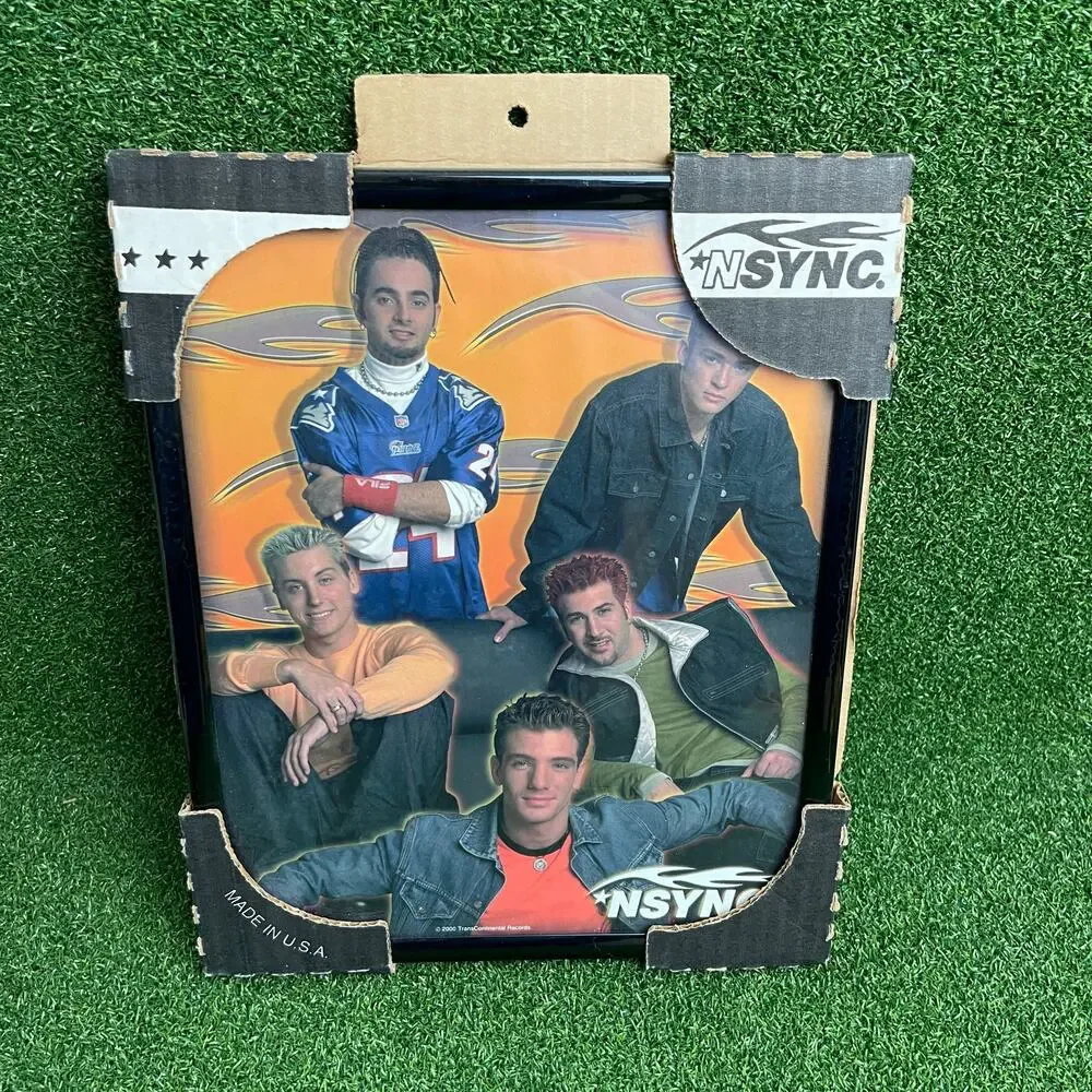 Vintage 1999s NSYNC Music Photo Frame Collectible Decor 8